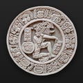 Stone bas-relief round latin america