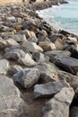 Stone beach in Hammamet