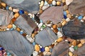 Stone bead Floor background. Royalty Free Stock Photo