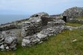 Stone Beehive Huts in a Village in Ireland Royalty Free Stock Photo