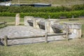 Stone bench 1 Royalty Free Stock Photo
