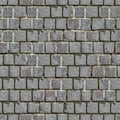 Stone Block Seamless Tileable Texture. Royalty Free Stock Photo