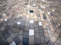 Stone block paving