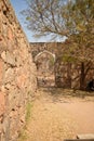 The Stone block Steps walk path in the Fort stock photograph image Royalty Free Stock Photo