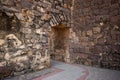 The Stone block Steps walk path in the Fort stock photograph image Royalty Free Stock Photo