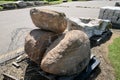 Stone Boulders for Patio Projects