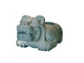 Stone bowl of the Aztecs in the form of a jaguar