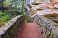 Stone and Brick Footbridge