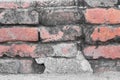 Stone brick wall texture ancient colorful beautiful pattern for background Royalty Free Stock Photo