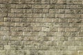 Stone brick wall with weathered cement background