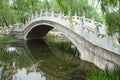 Stone bridge in Beijing Yuanmingyuan Royalty Free Stock Photo