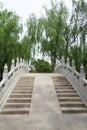 Stone bridge in Beijing Yuanmingyuan Royalty Free Stock Photo