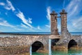 stone bridge san gabriel arrecife island lanzarote Royalty Free Stock Photo