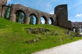 Stone bridge at castle Velhartice Royalty Free Stock Photo