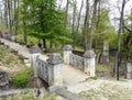 Stone bridge on the cross road - Maria Radna Franciscan Monastery - Lipova, Arad, Romania