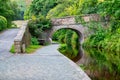 Stone bridge crossing over the Shropshire Union Cana Royalty Free Stock Photo