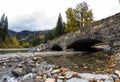 Stone bridge in Glacier NP
