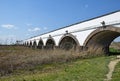 Stone bridge of Hortobagy Royalty Free Stock Photo