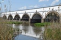 Stone bridge of Hortobagy Royalty Free Stock Photo