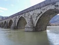 Stone bridge, Mehmed Pasa Sokolovic Bridge, Bosnia and Herzegovina