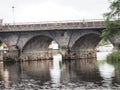 Stone Bridge Over The Shannon River In Ireland Royalty Free Stock Photo