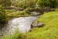 Stone Bridge over Watendlath Beck. Watendlath, English Lake District. Royalty Free Stock Photo