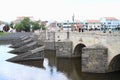 Stone Bridge in Pisek Royalty Free Stock Photo