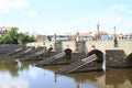 Stone Bridge in Pisek Royalty Free Stock Photo