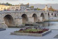 Stone Bridge Skopje Macedonia Royalty Free Stock Photo