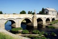 Stone bridge with the statue of St. John of Nepomuk in Litovel