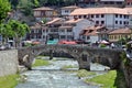 Stone bridge on Lumbardhi- Bistrica river Prizren