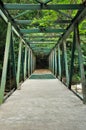 Stone bridge to deep forest Royalty Free Stock Photo