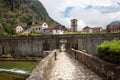 Stone bridge to gates of old town