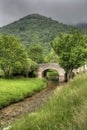 The stone bridge on the torrent