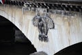 Stone bridges over the river Seine in Paris Royalty Free Stock Photo