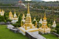 Stone budda buildings in park Nong Nooch (Pattaya,