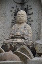Buddha Statue On A Grave At Onomichi Japan Royalty Free Stock Photo