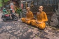 Stone Buddhist monks