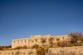 Stone Building on Hillside in Carlsbad Caverns National Park Royalty Free Stock Photo