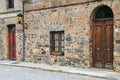 Stone building in historic quarter of Colonia del Sacramento, Ur Royalty Free Stock Photo