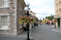 Stone building town Canadian pavilion at Epcot