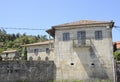 Stone building and traditional Galician granery