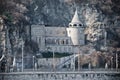 Stone buildings in Budapest, Hungary Royalty Free Stock Photo