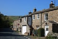 Stone built cottages in Thwaite, Swaledale, UK Royalty Free Stock Photo