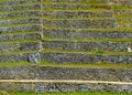 Stone buildings at Machu Picchu, an ancient Inca archaeological site near Cusco, Peru Royalty Free Stock Photo