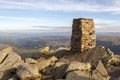 Stone built Trig Point Royalty Free Stock Photo