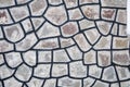 A stone built wall pattern Royalty Free Stock Photo