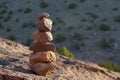 Stone Cairn Royalty Free Stock Photo