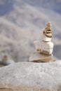 Stone cairn, beautiful pile of stones