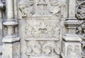 Stone carved with figures Royalty Free Stock Photo